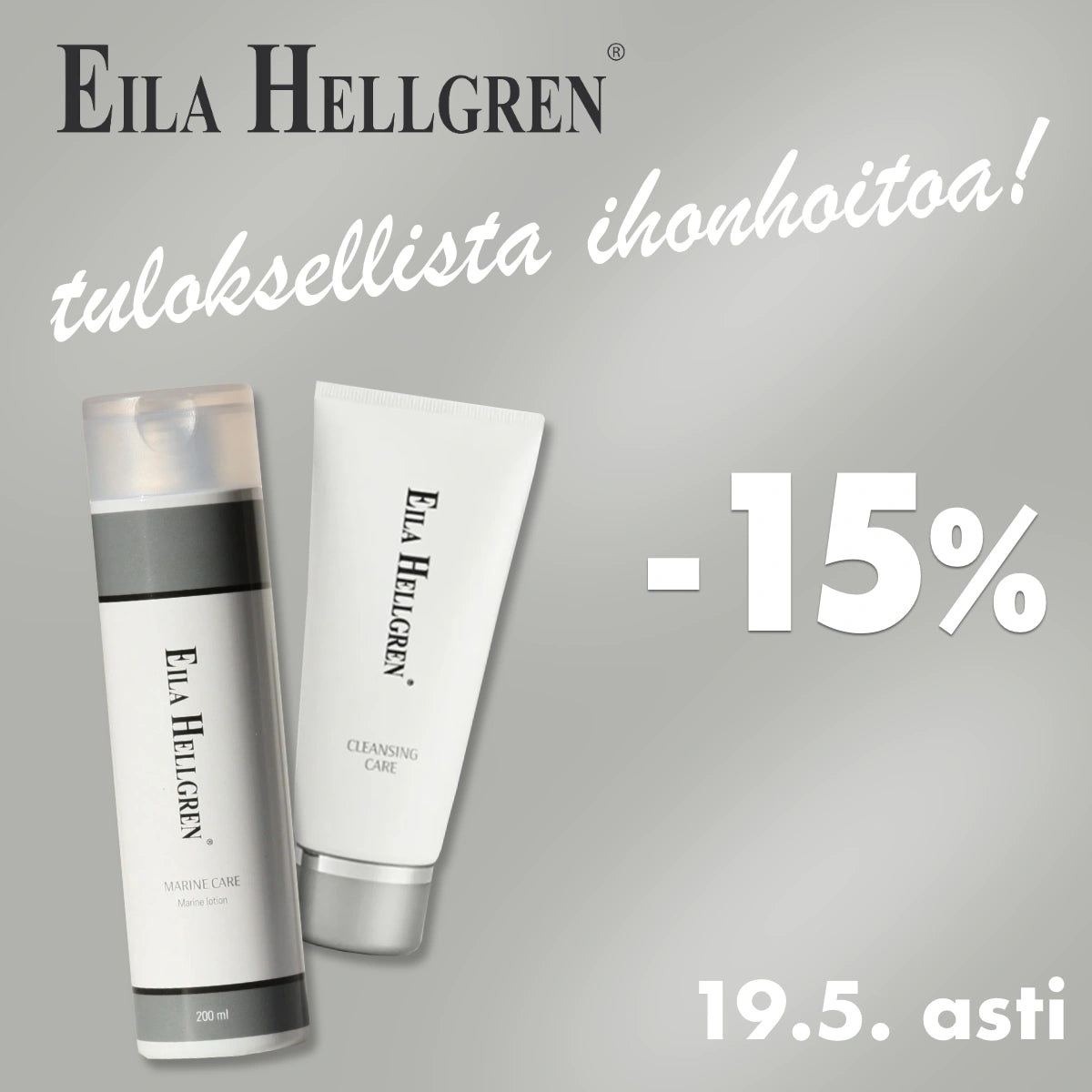 Eila Hellgren -15% 19.5. asti
