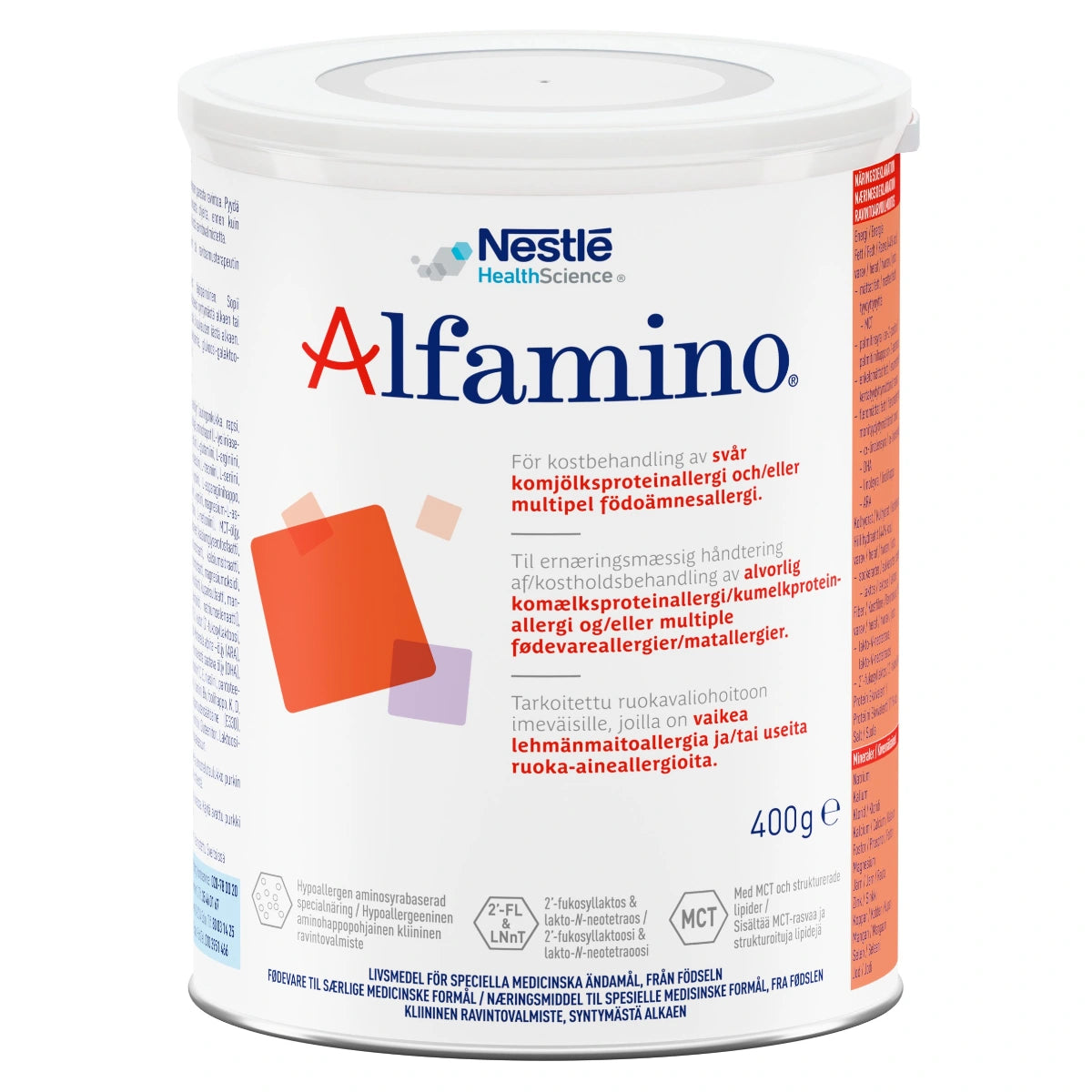 ALFAMINO Jauhe 400 g kliininen ravintovalmiste imeväisille