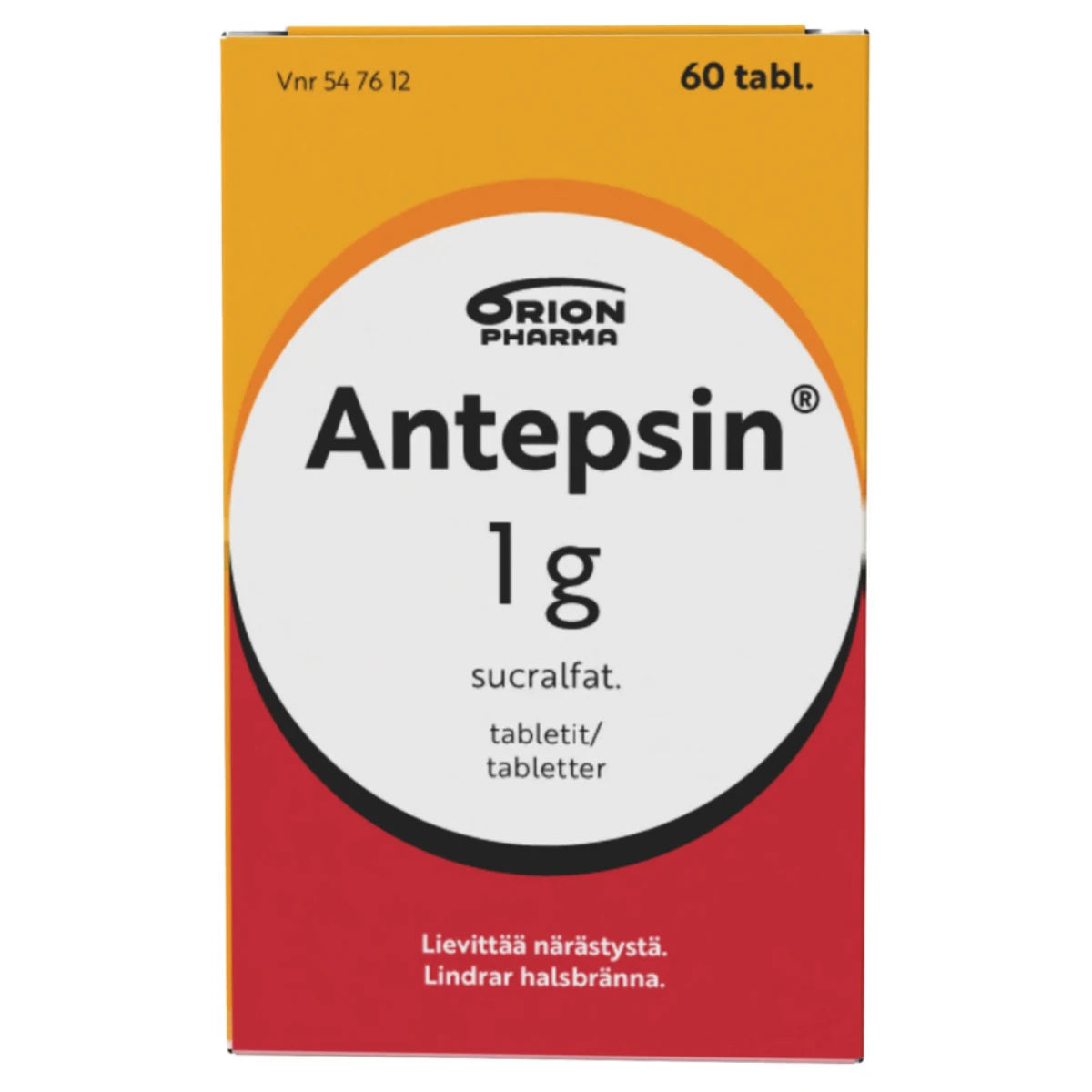 ANTEPSIN 1 g 60 tablettia