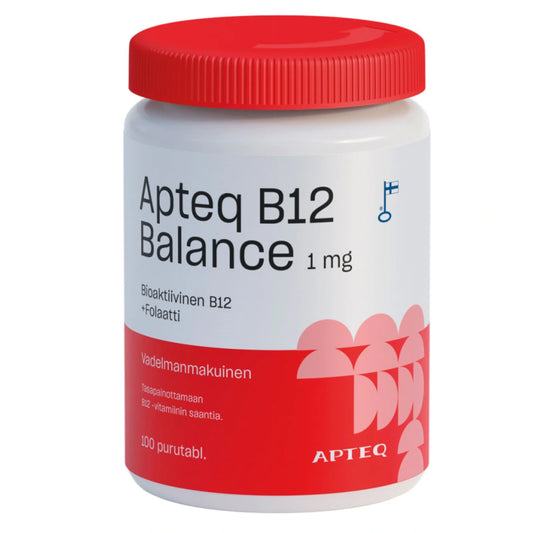 APTEQ B12 Balance 1 mg imeskelytabletti 100 kpl