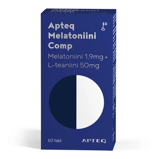 Apteq Melatoniini Comp 1,9 mg tabletti 60 kpl