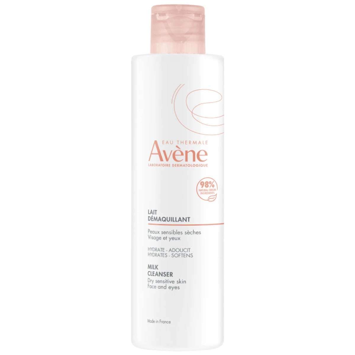 AVENE Gentle Milk Cleanser puhdistusemulsio 200 ml kuivalle, herkälle iholle