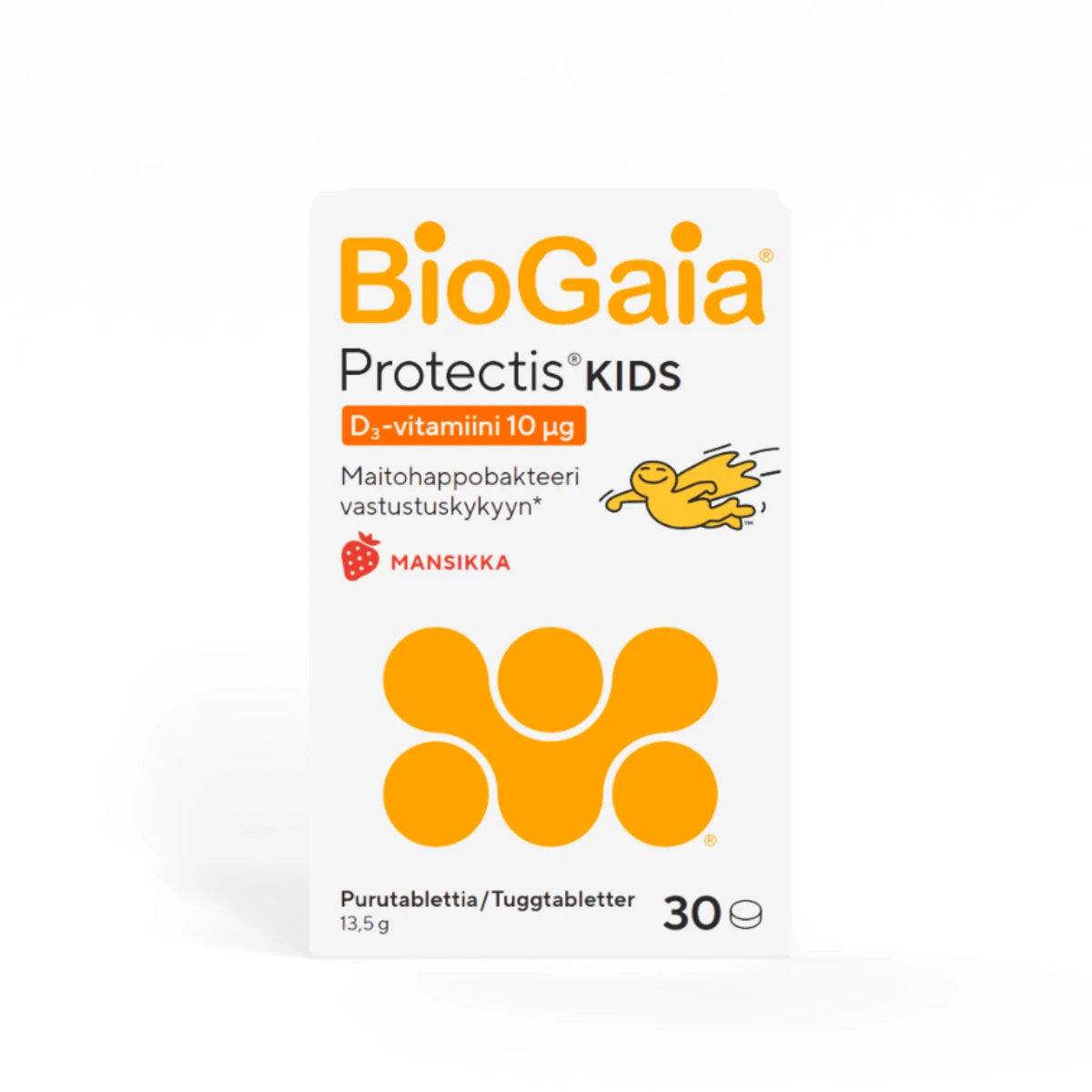 BioGaia Protectis KIDS 30 tabl – maitohappobakteeri purutabletti