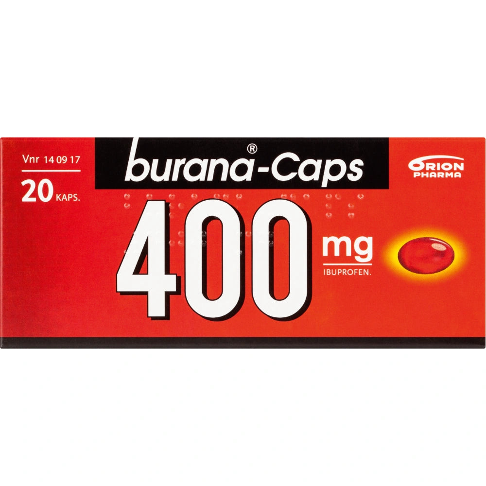 BURANA-CAPS 400 mg kapseli, pehmeä 20 kpl