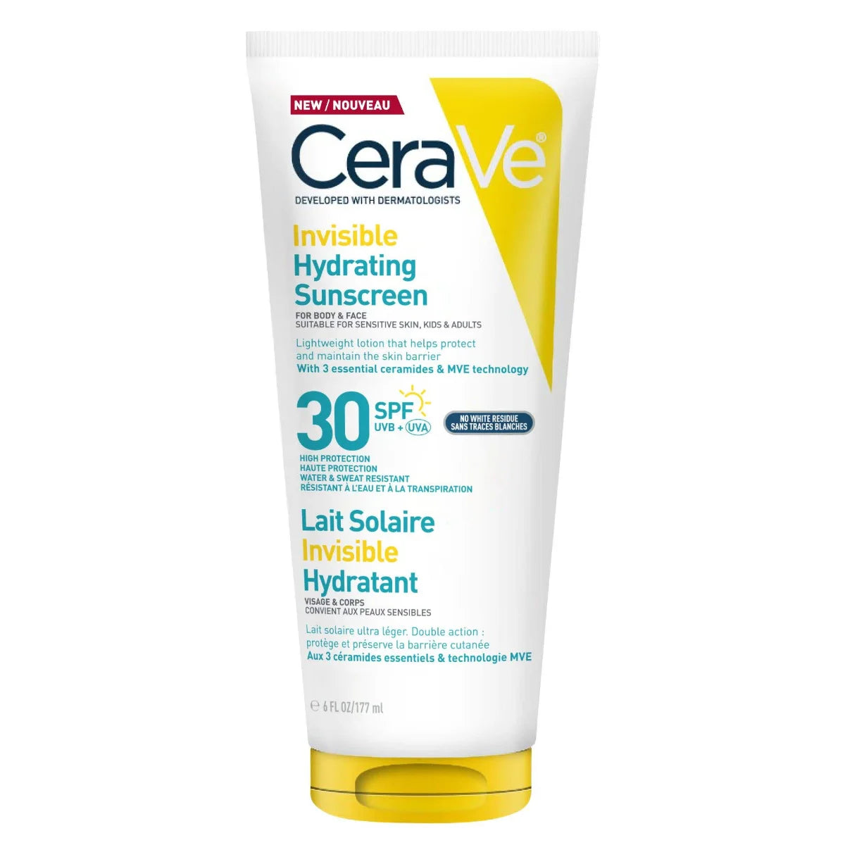 CeraVe Invisible Hydrating Sunscreen SPF30 aurinkosuojavoide 177 ml