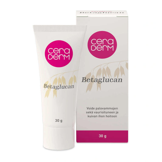 CERADERM Betaglucan 30 g voide kuivan ja vaurioituneen ihon hoitoon