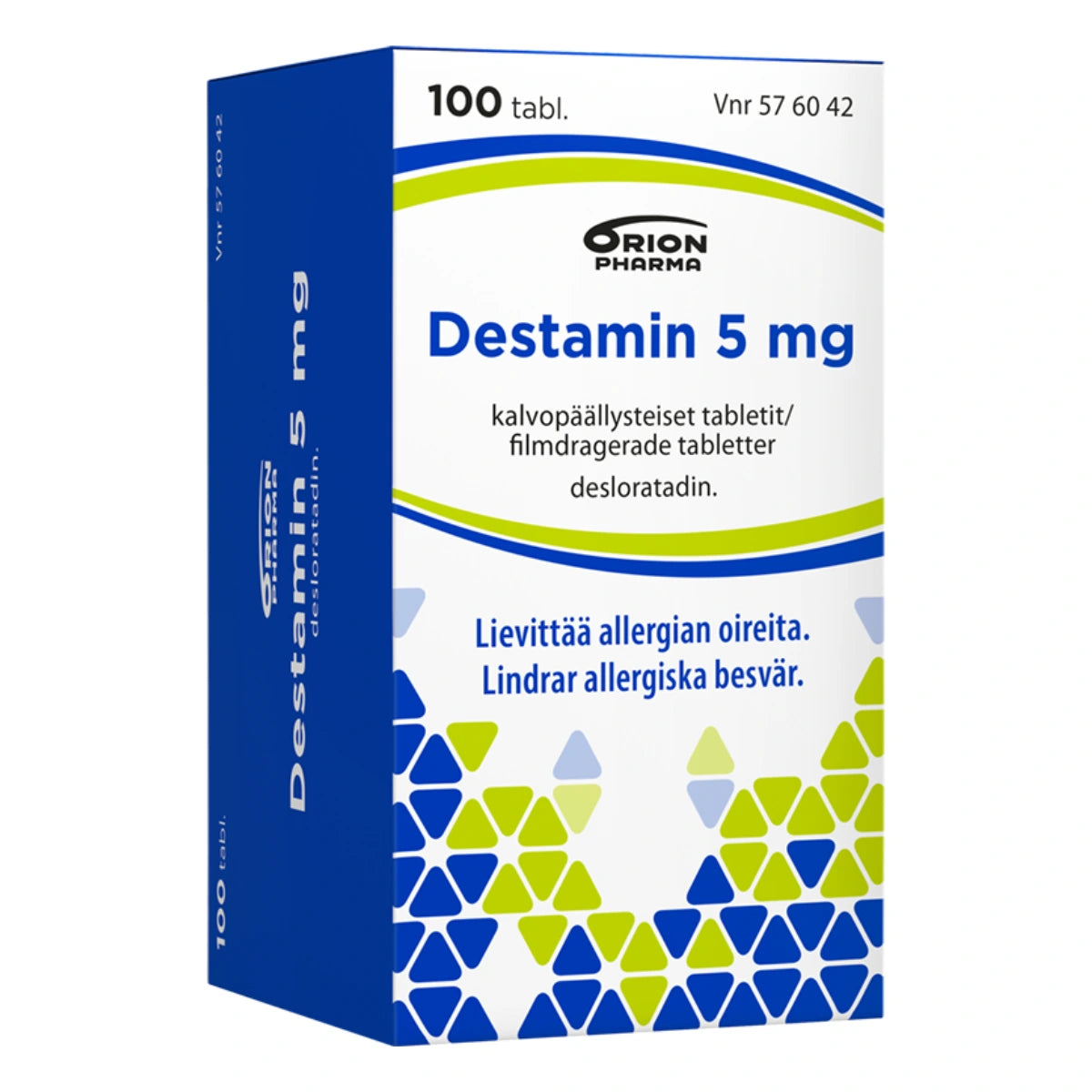 DESTAMIN 5 mg tabletti 100 kpl lievittää allergian oireita