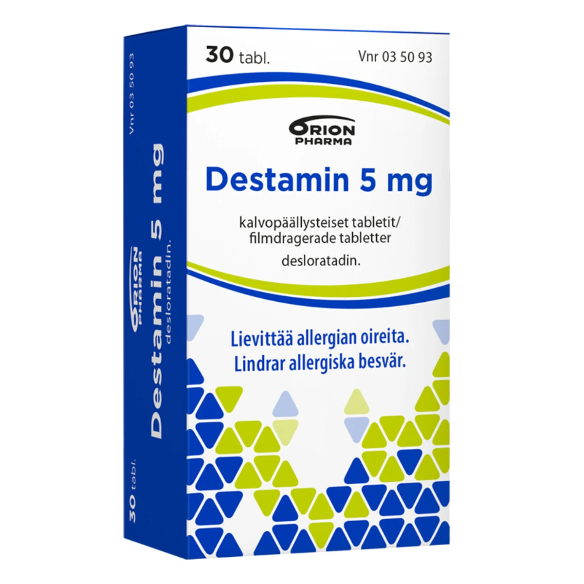 DESTAMIN 5 mg tabletti 30 kpl lievittää allergian oireita