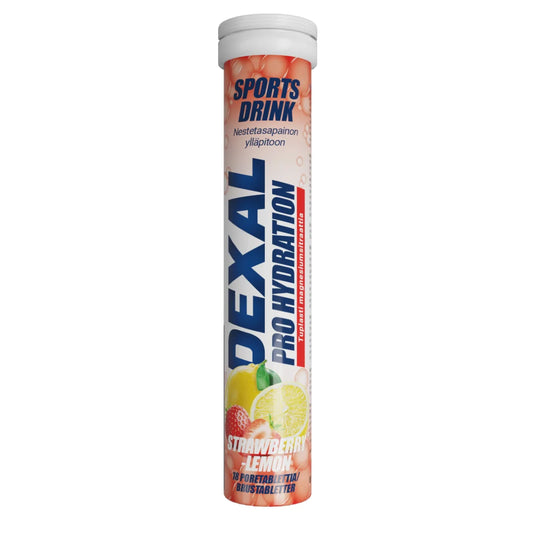 DEXAL Pro Hydration strawberry-citrus + magnesiumsitraatti poretabletti 18 kpl