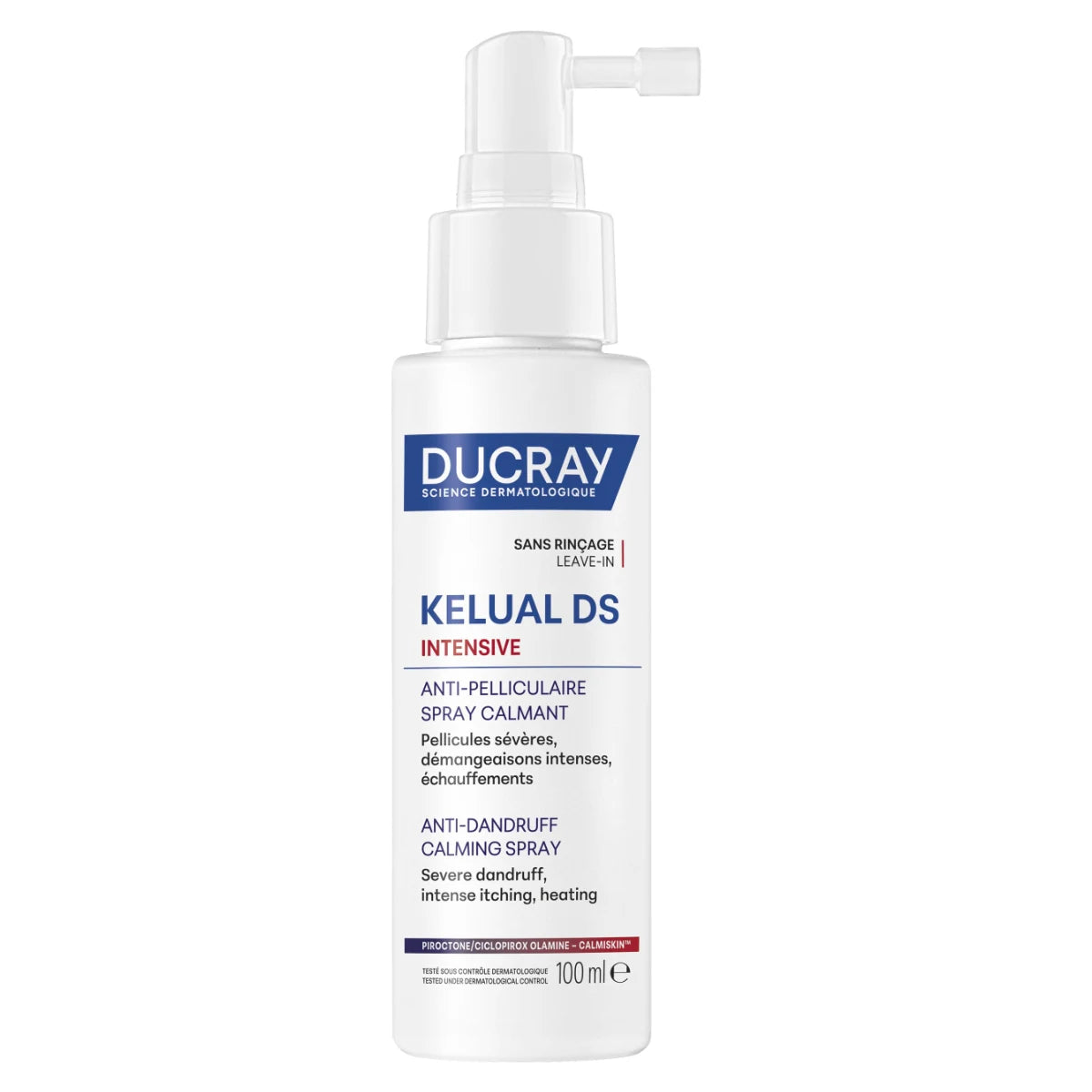 Ducray Kelual DS Intensive Calming Spray 100 ml – rauhoittava hiuspohjasuihke hilseeseen ja kutinaan