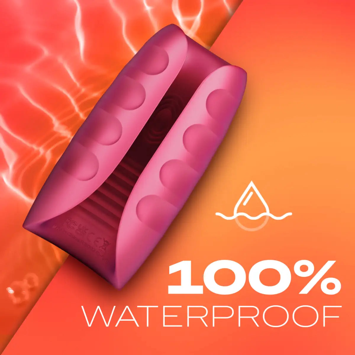 Durex Play Slide & Vibe värähtelevä masturbaattori 100% vedenkestävä