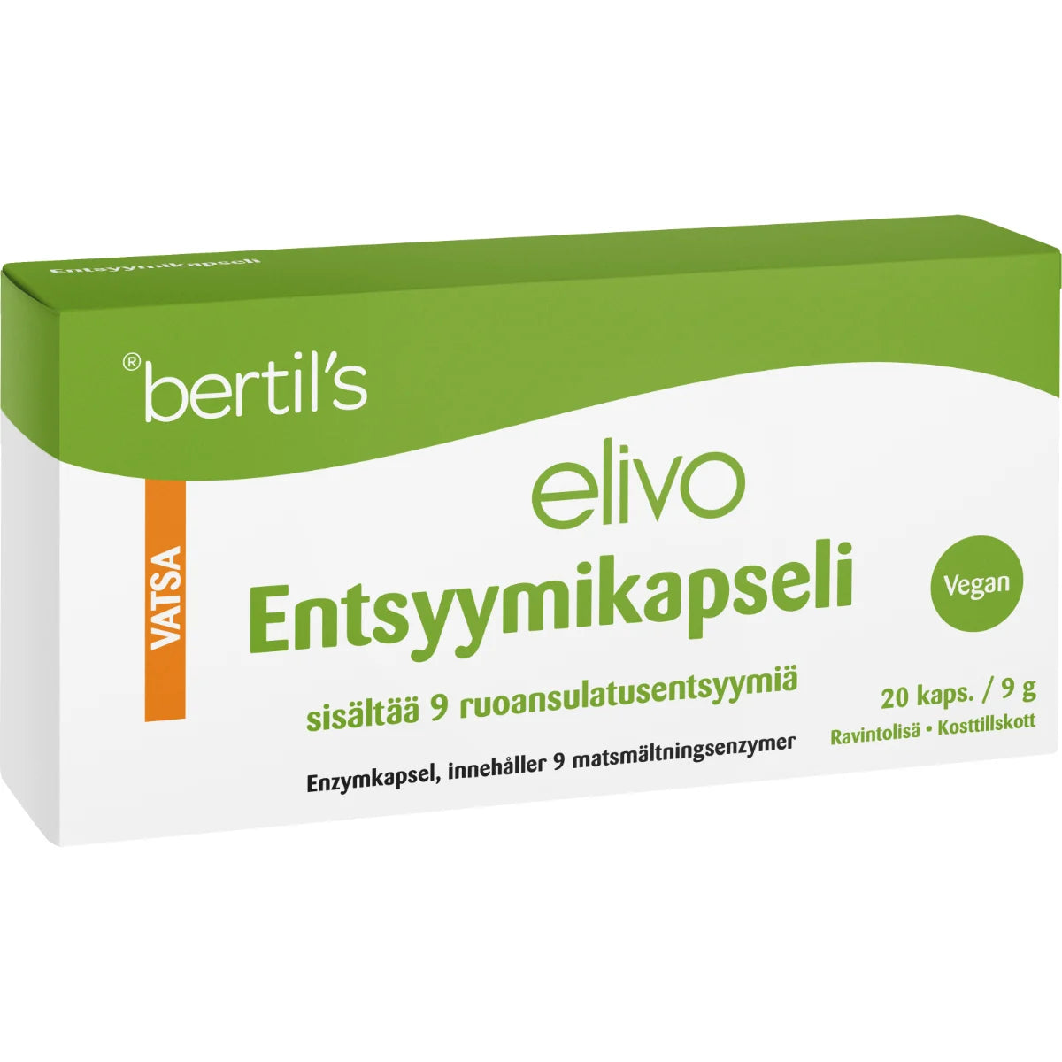 Elivo Entsyymikapseli 20 kpl