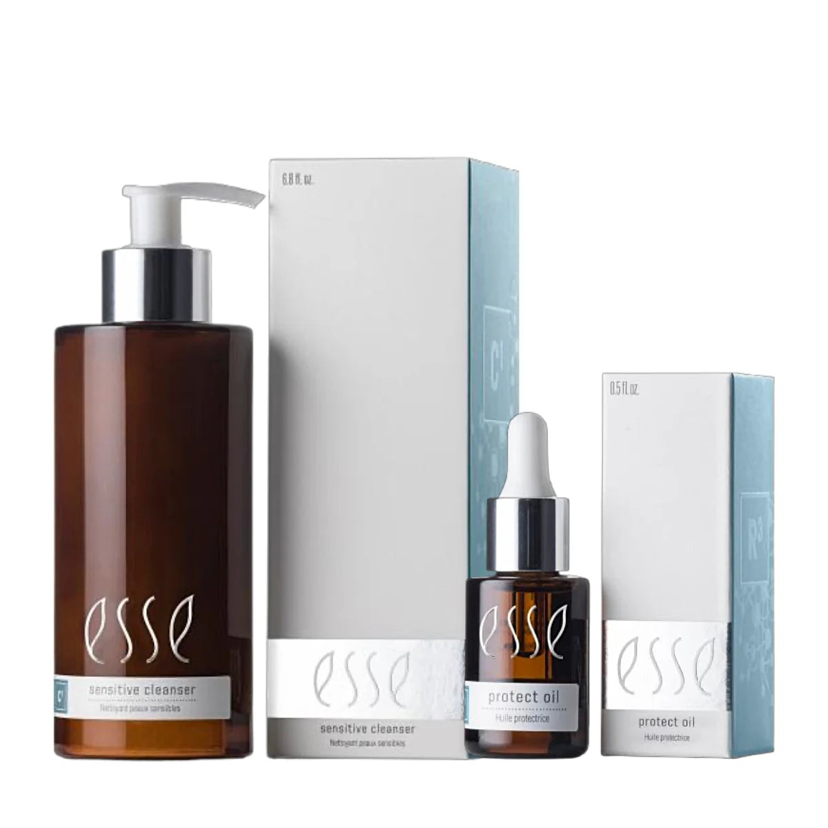 Esse Sensitive Cleanser 200 ml ja Protect Oil 15 ml