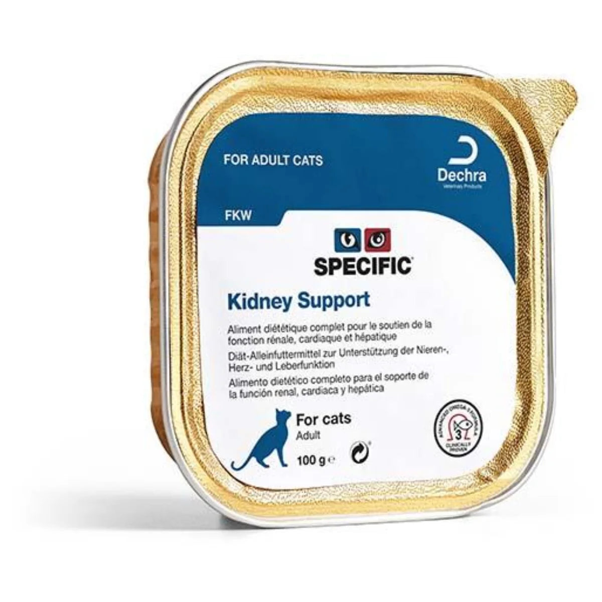 FKW Kidney Support 7 x 100 g – Märkäruoka kissojen munuaisten, sydämen ja maksan tueksi