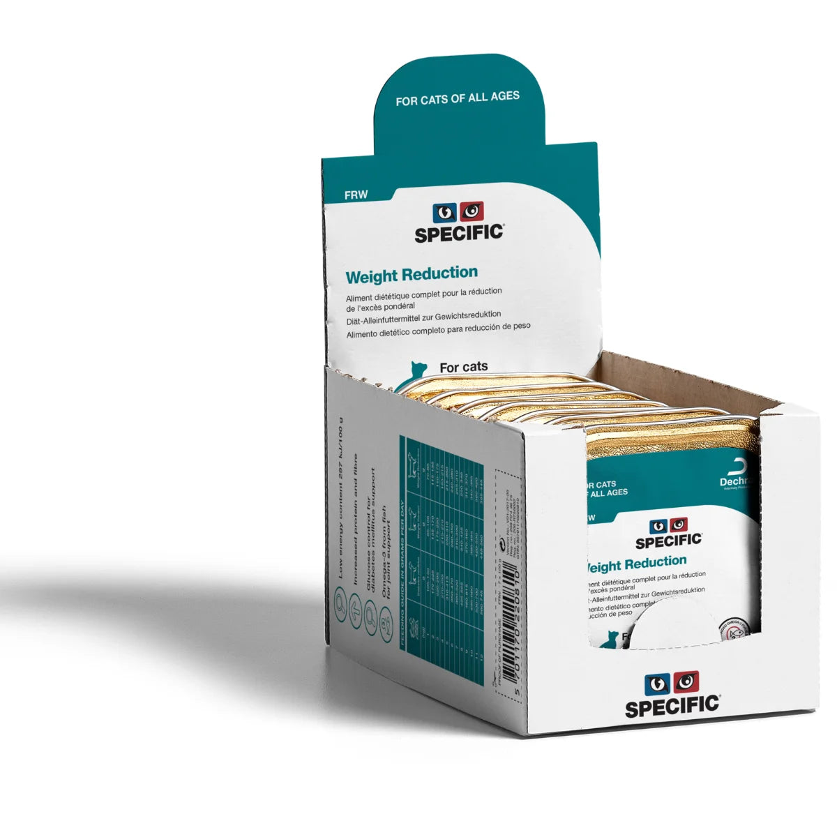 FRW Weight Reduction 7x100 g märkäruoka painonpudotukseen kissoille