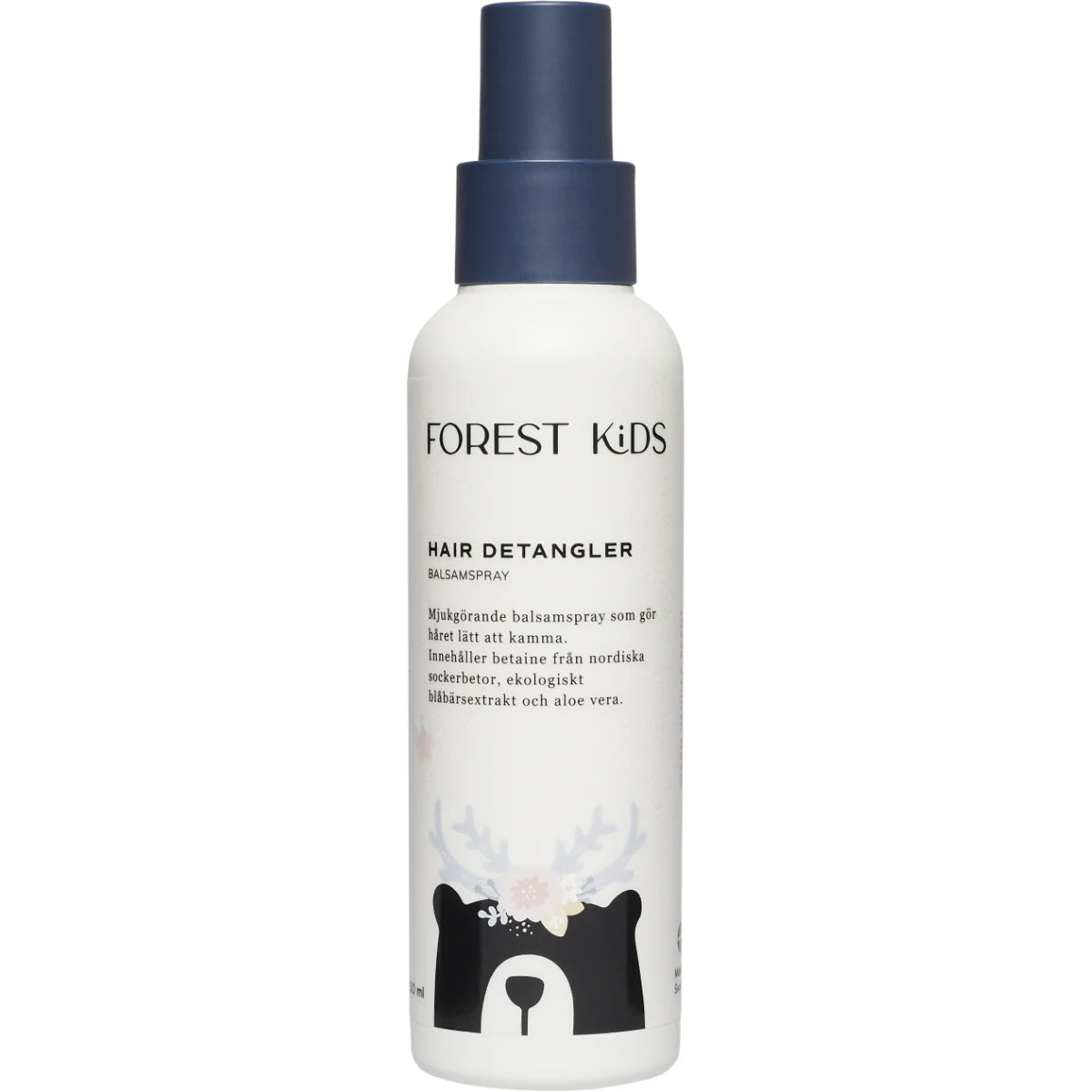 Forest Kids Hair Detangler 150 ml – vegaaninen selvityssuihke lasten hiuksille