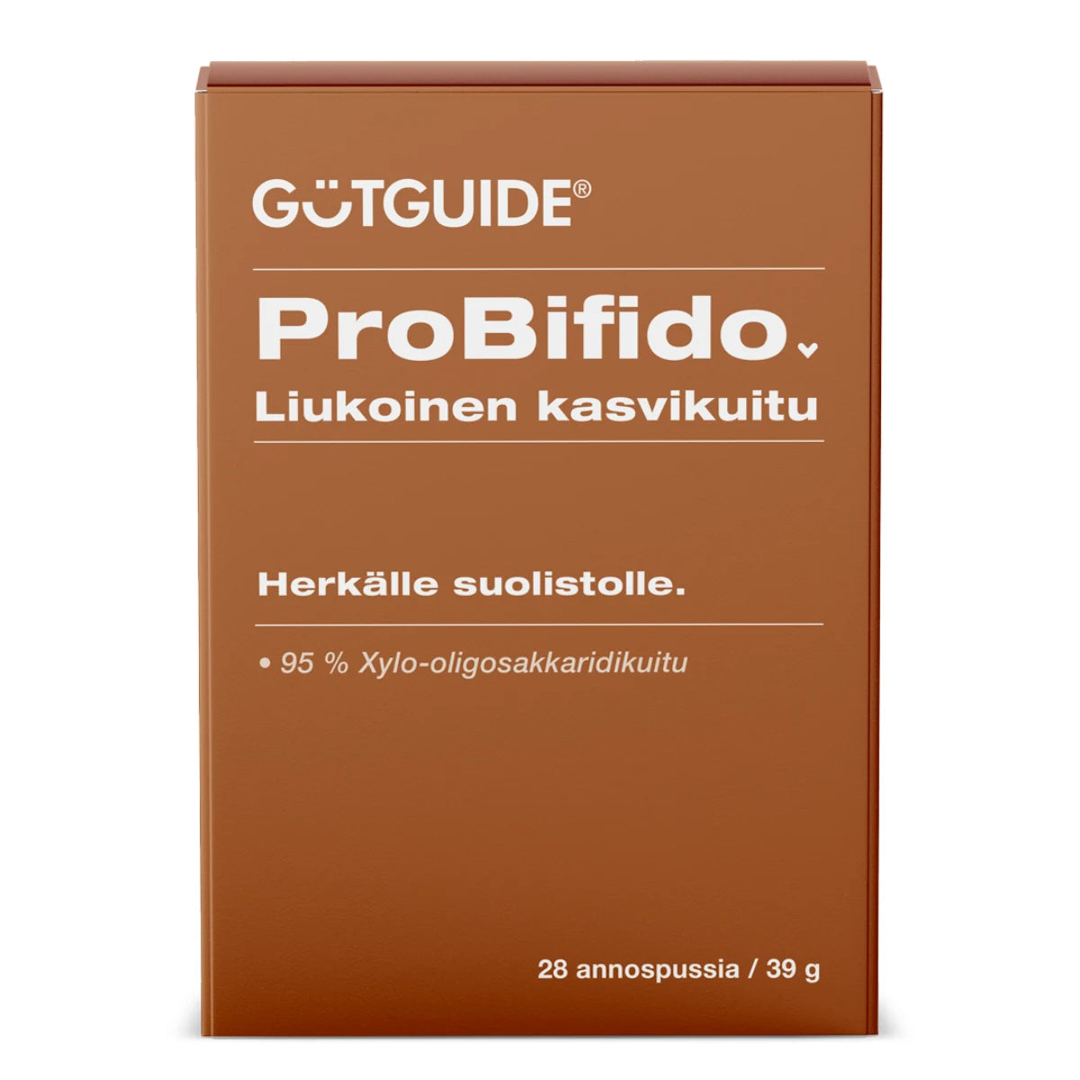 GutGuide ProBifido annospussi 28 kpl – kuituvalmiste annospusseissa
