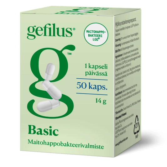 GEFILUS Basic kapseli 50 kpl maitohappobakteerivalmiste