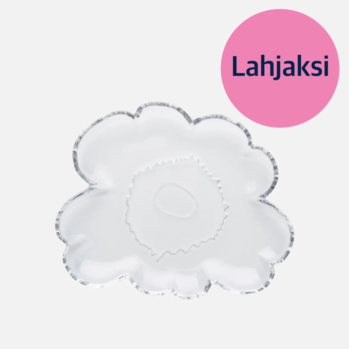 Lahjatuote Marimekko Unikko lasilautanen kirkas