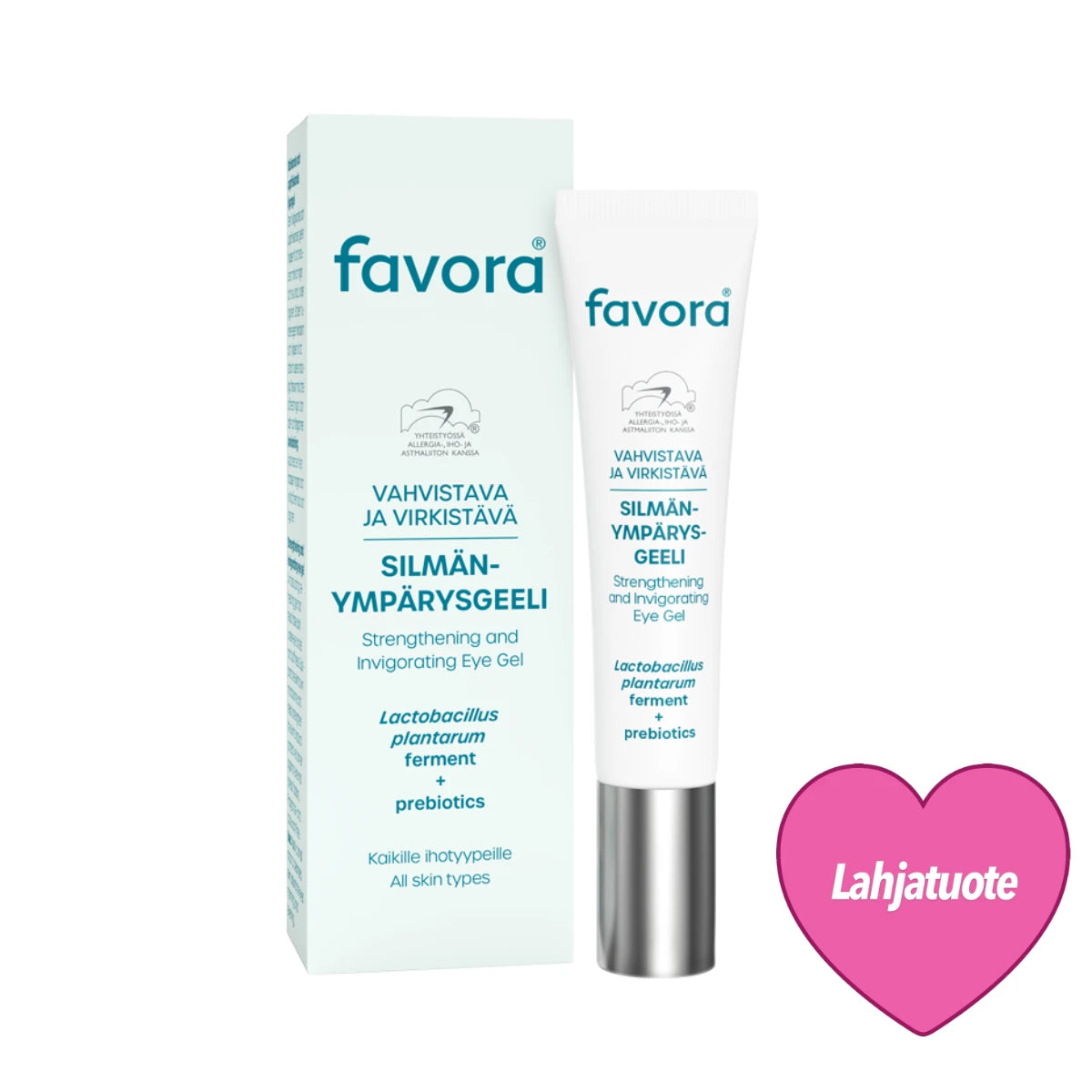 Lahjatuote Favora vahvistava ja virkistävä silmänympärysgeeli 15 ml
