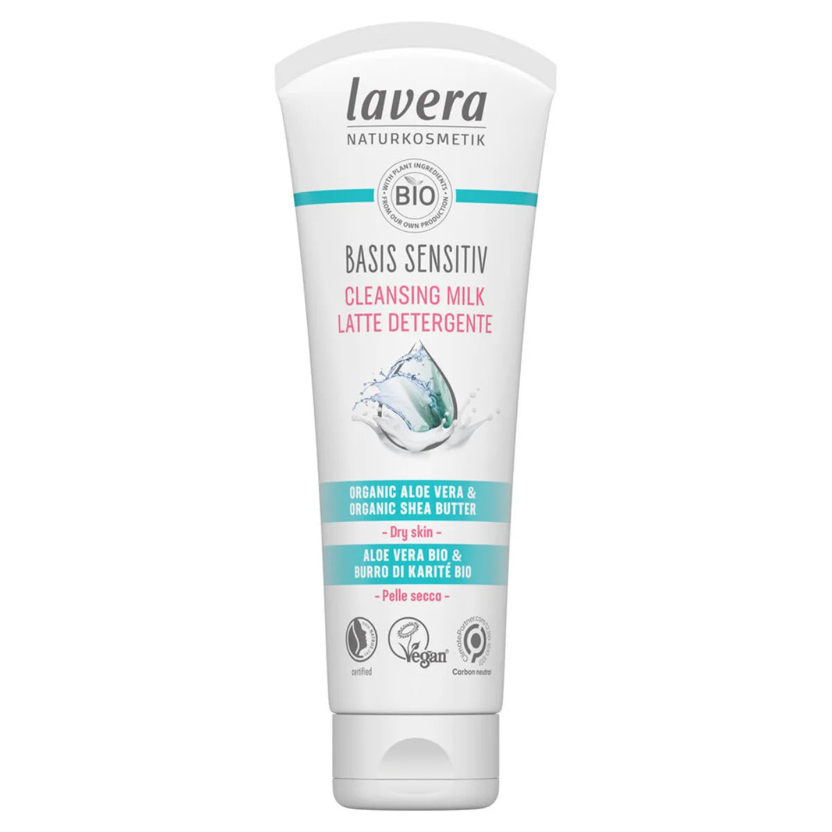 Lavera Basis Sensitiv Cleansing Milk 125 ml