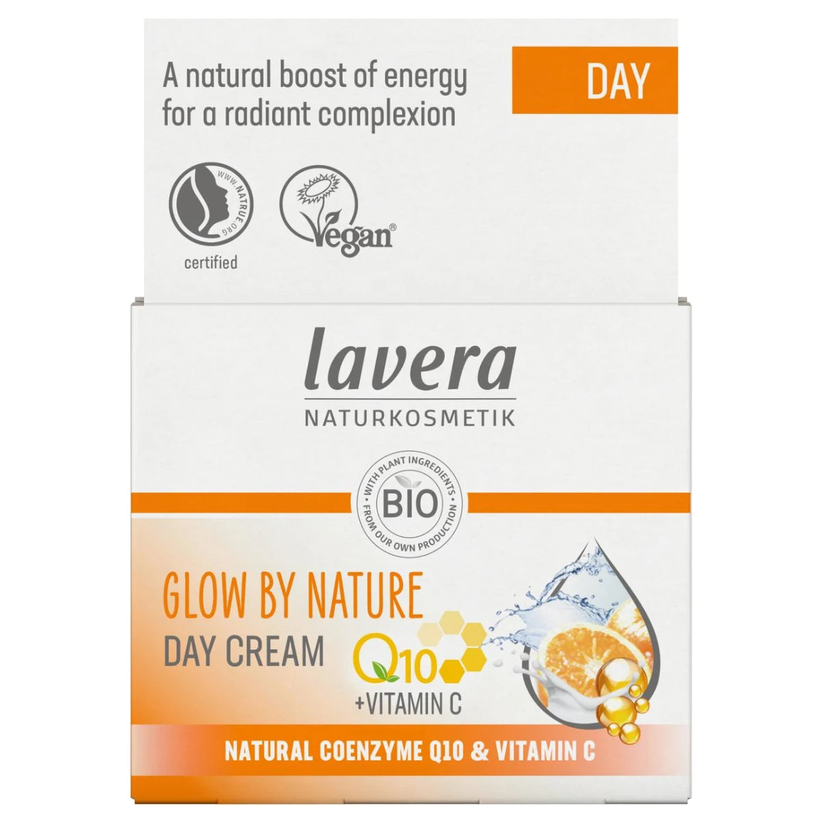 Lavera Glow by Nature päivävoide 50 ml – sisältää C-vitamiinia ja Q10