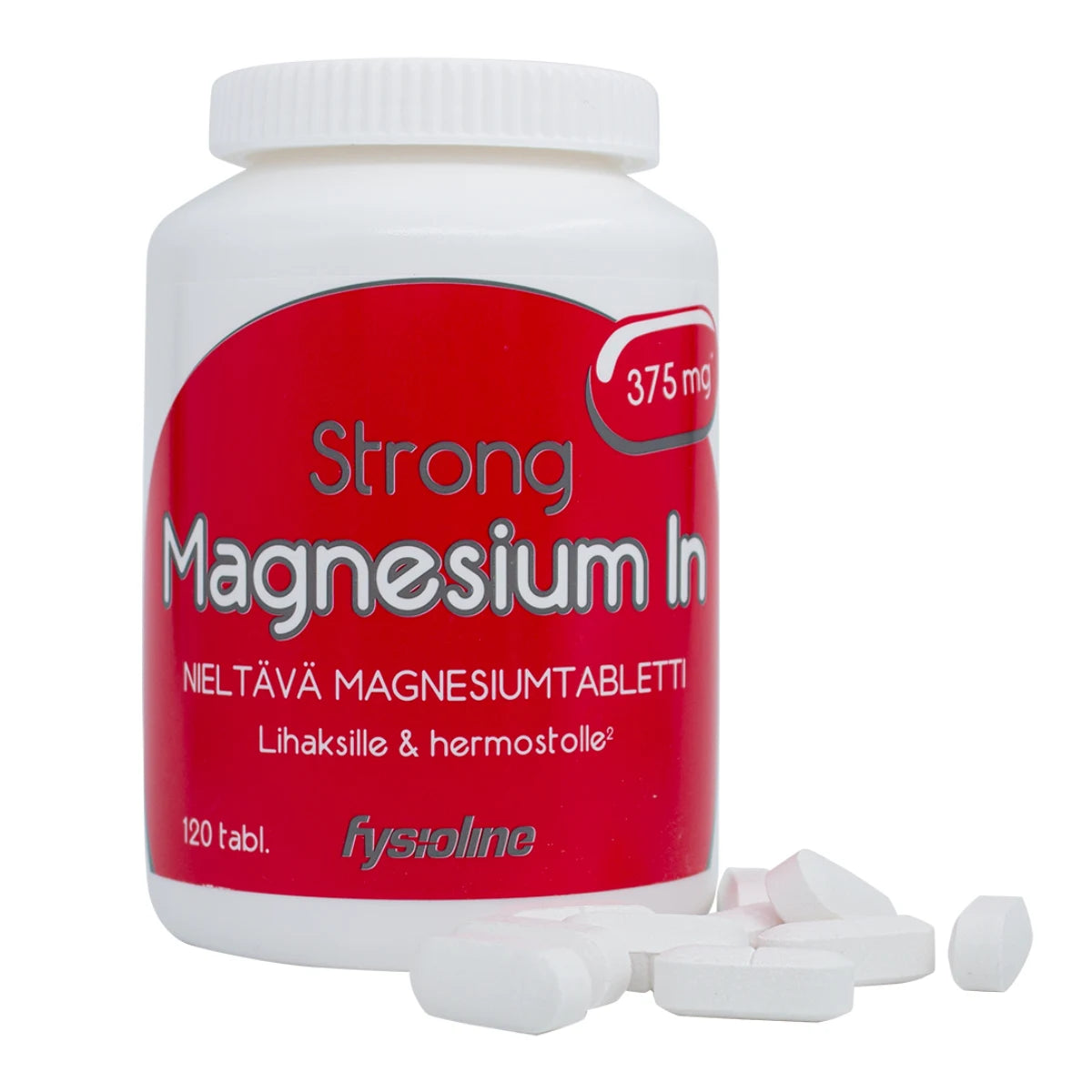 Magnesium In Strong magnesiumtabletti 120 kpl helposti nieltävä tabletti