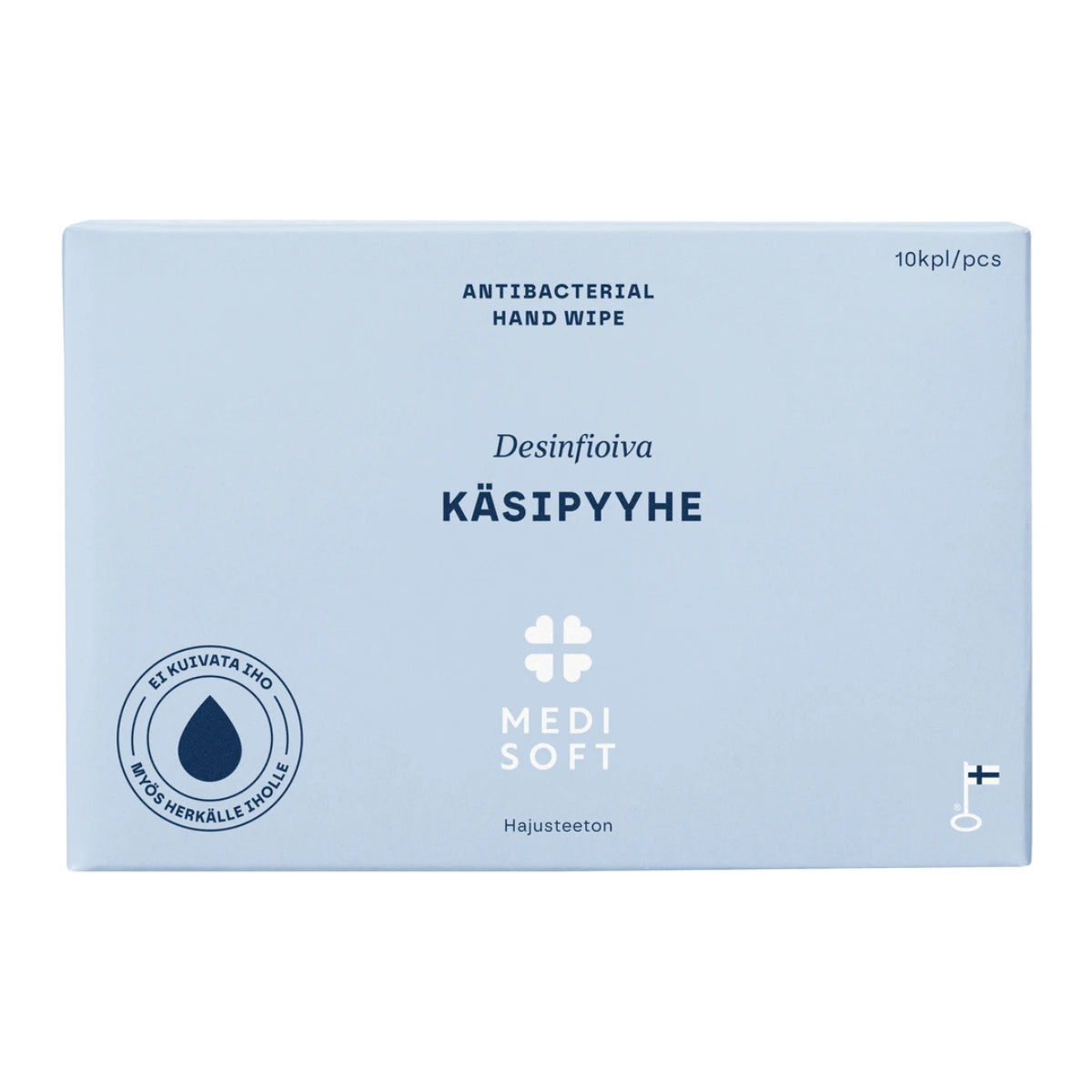 Medisoft Desinfioiva pyyhe 10 kpl – yksittäispakattu desinfiointipyyhe