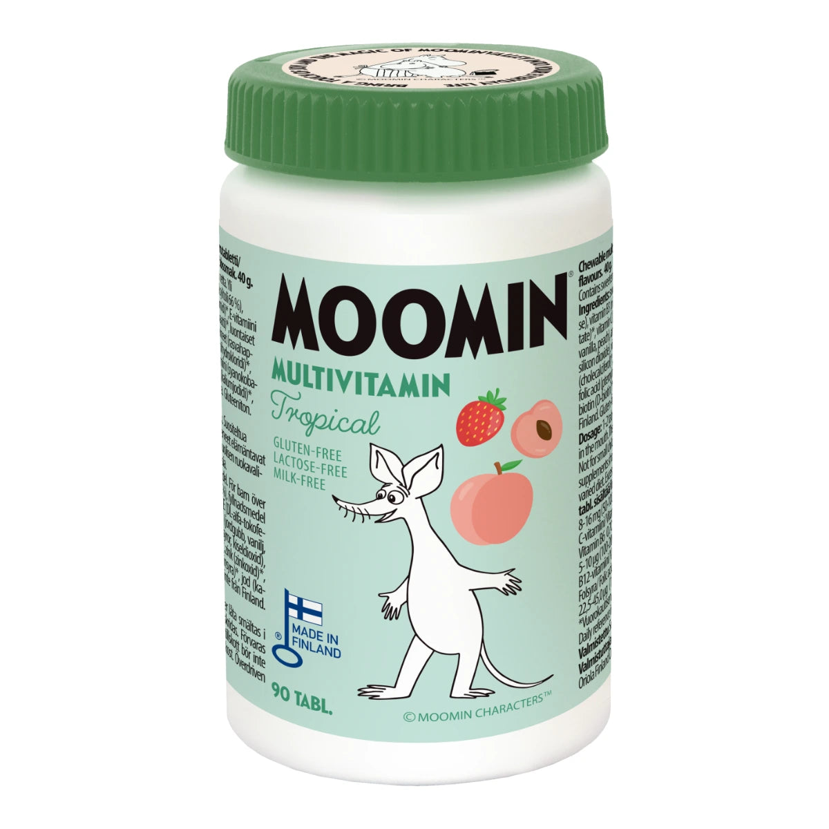 Moomin® Monivitamiini tropical purutabletti 90 kpl