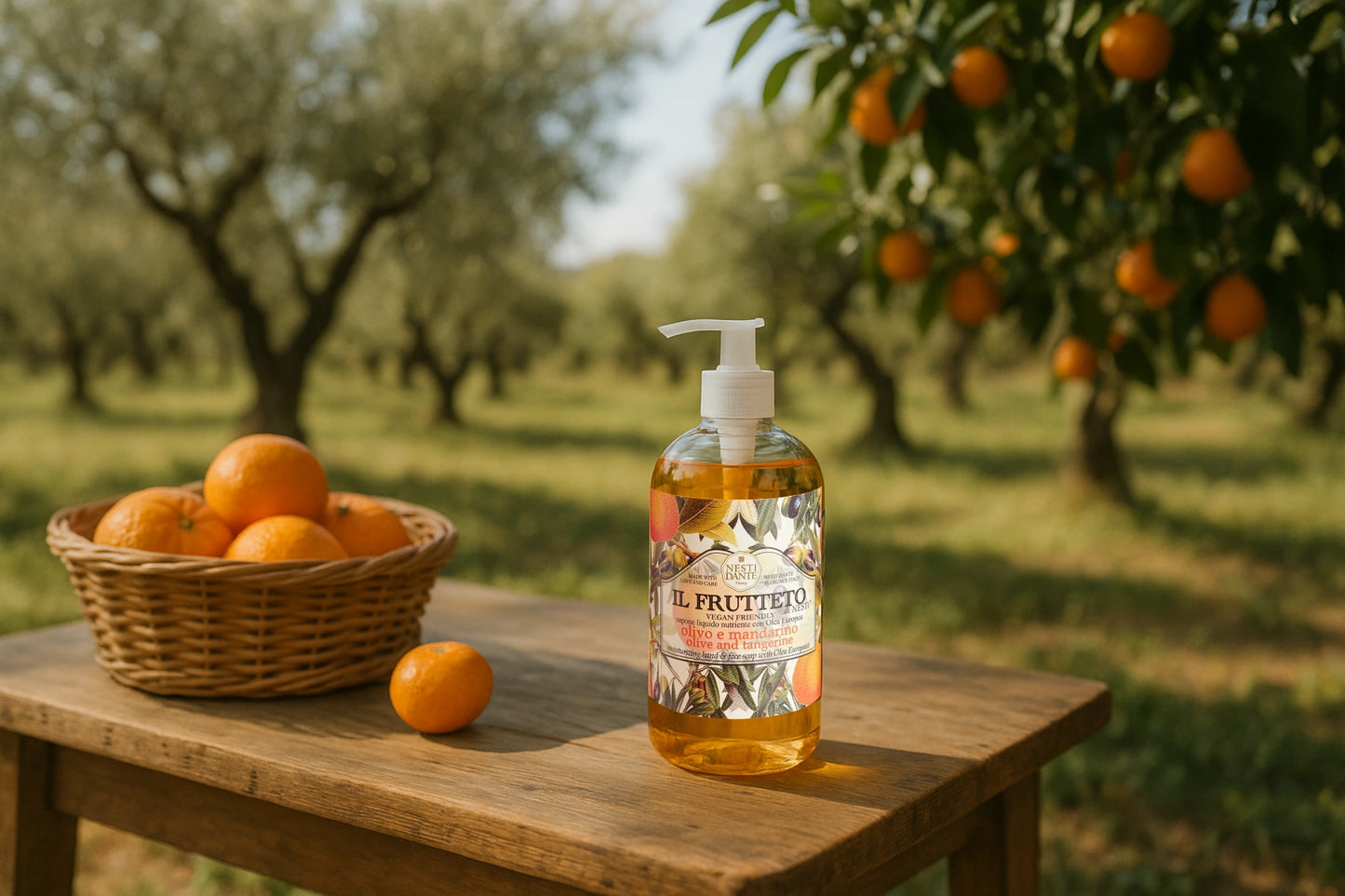 Nesti Dante Il Frutteto Oliivi & Mandariini Nestesaippua on italialaisten hdelmätarhojen inspiroima
