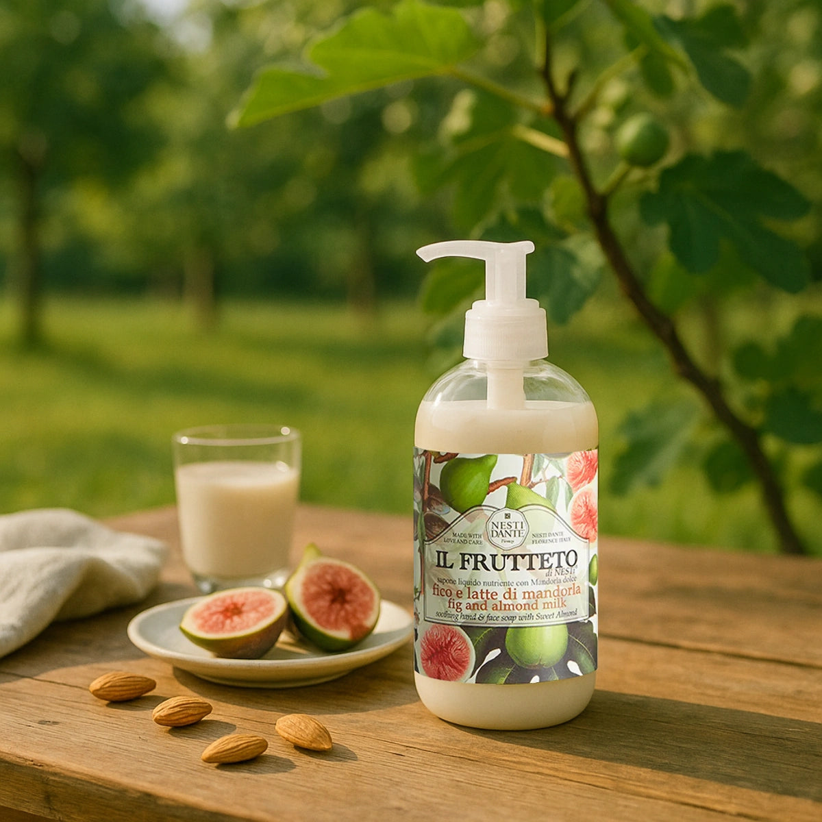 Nesti Dante Il Frutteto Viikuna & Mantelimaito harmoninen yhdistelmä italialaisia raaka-aineita