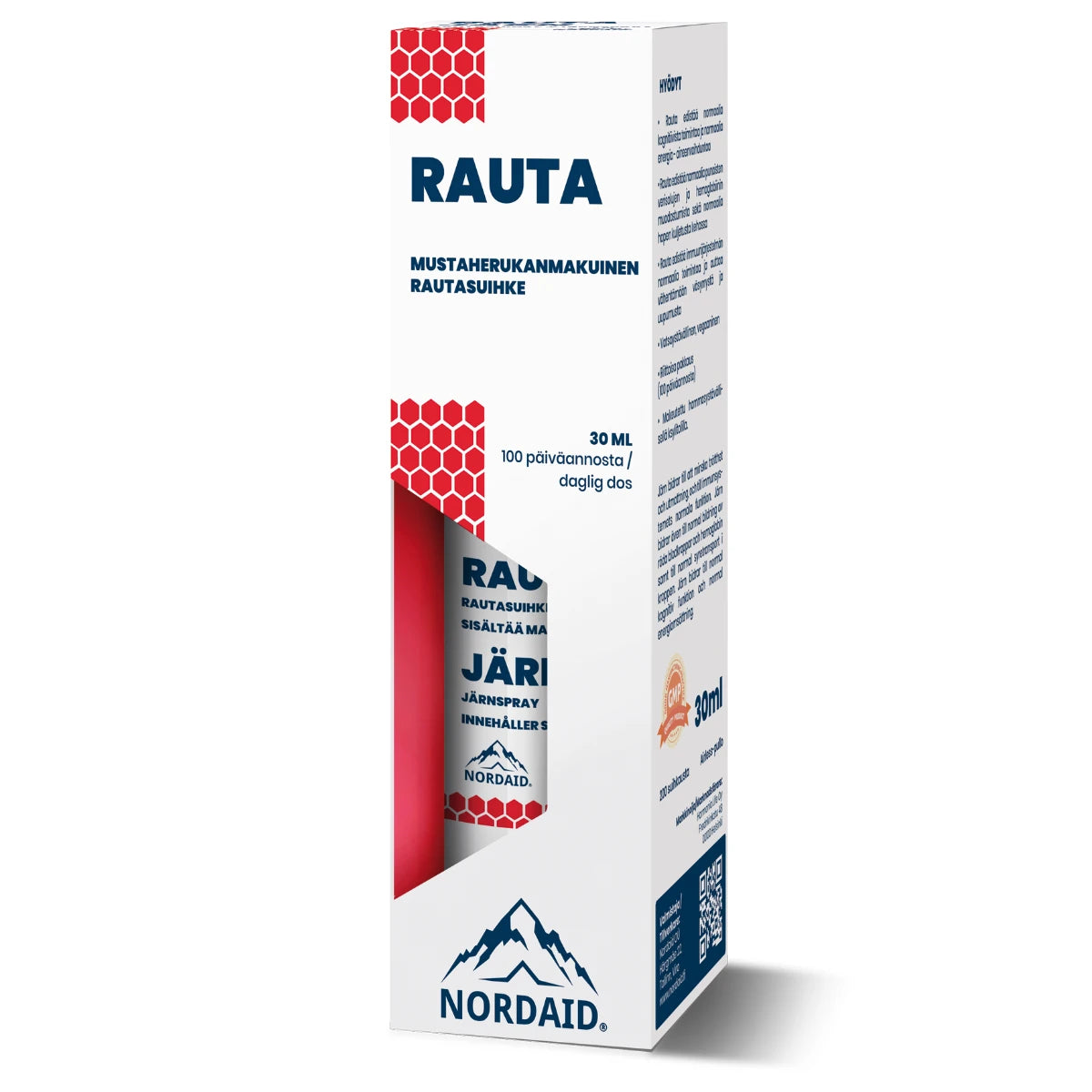 NORDAID Rautasuihke 30 ml mustaherukanmakuinen
