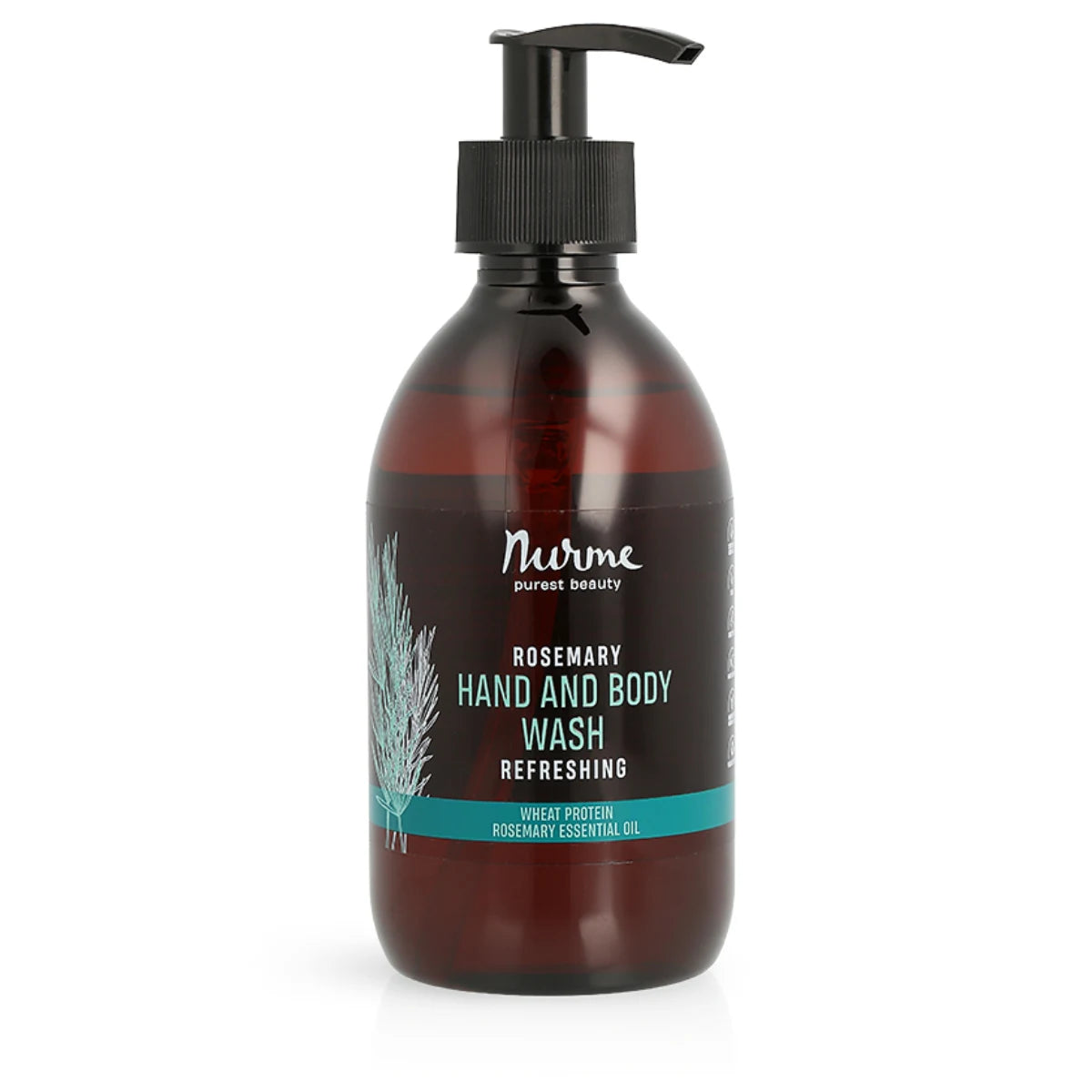 Nurme Rosemary Hand and Body Wash 300 ml – hellävarainen puhdistusgeeli käsille ja vartalolle