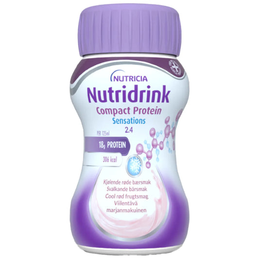 NUTRIDRINK Compact Protein Sensations Viilentävä marjanmakuinen 4x125 ml