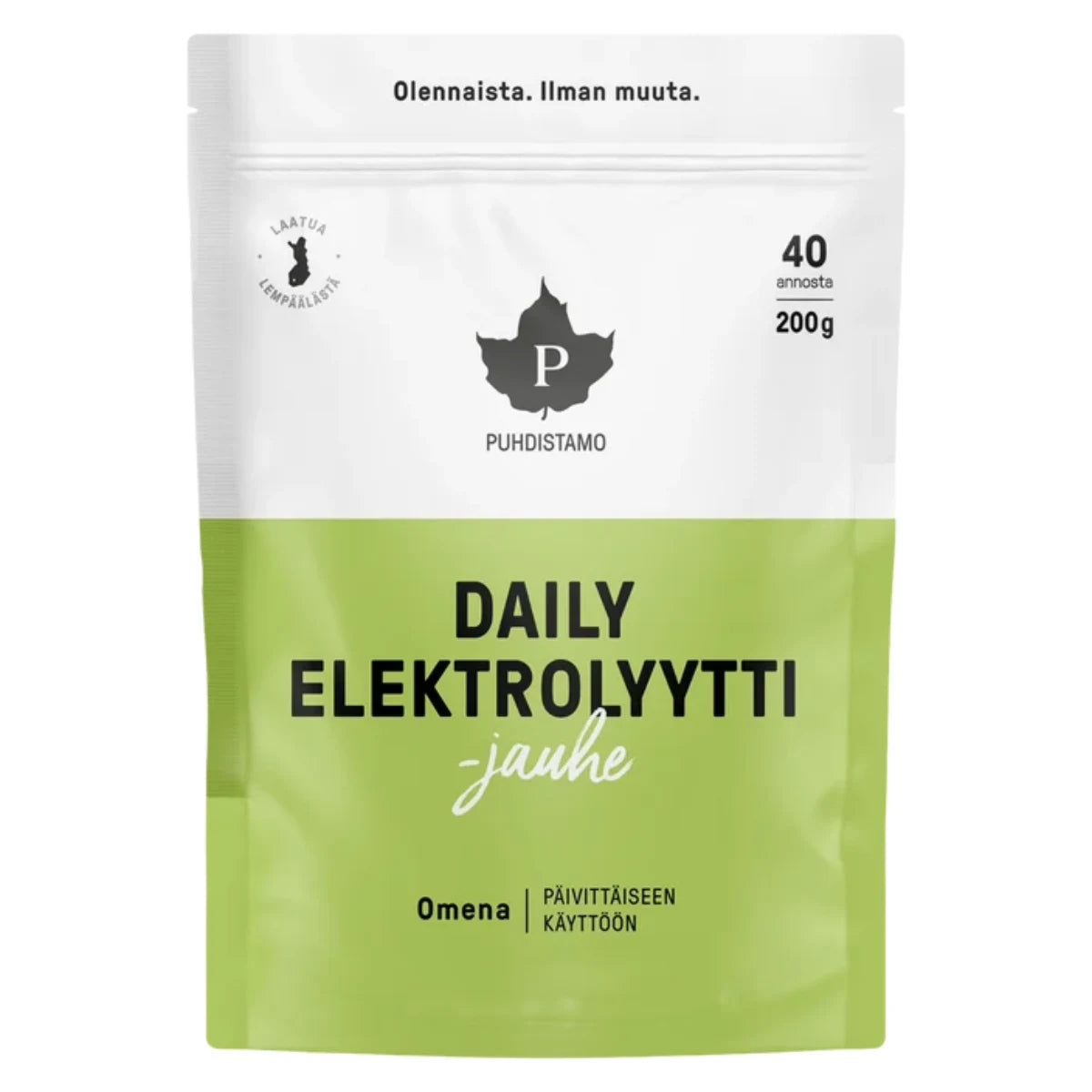Puhdistamo Daily Elektrolyyttijauhe omena 200 g