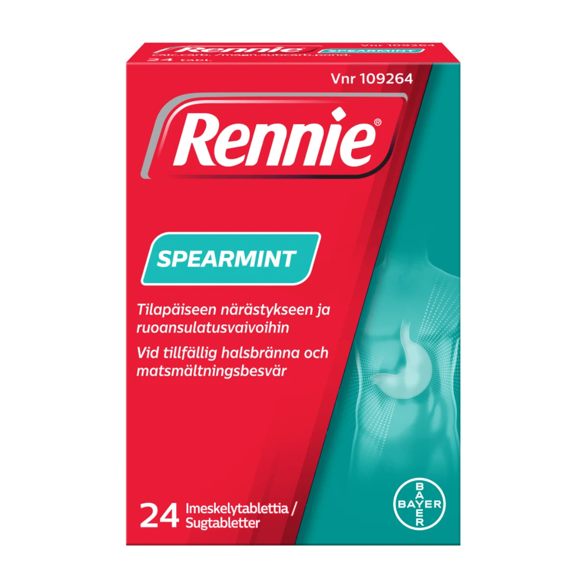 Rennie spearmint 24 imeskelytabl