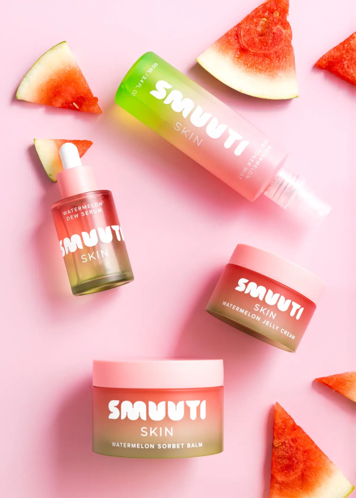 Smuuti Skin Watermelon -sarjan tuotteet