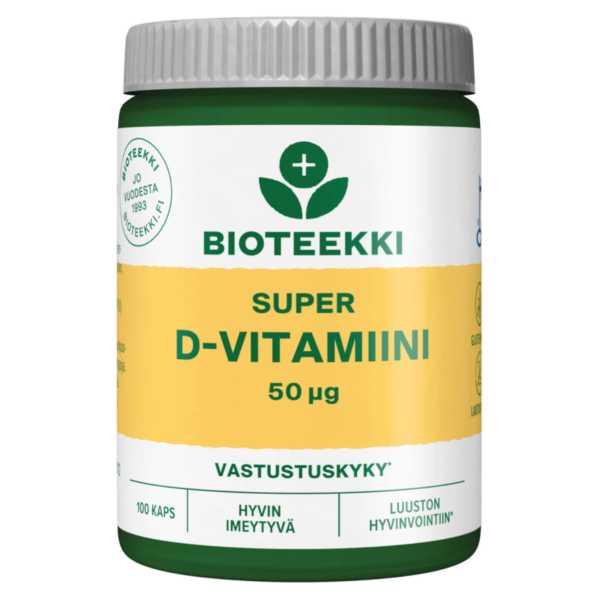 SUPER D-vitamiini 50 mikrog öljykapseli 100 kpl