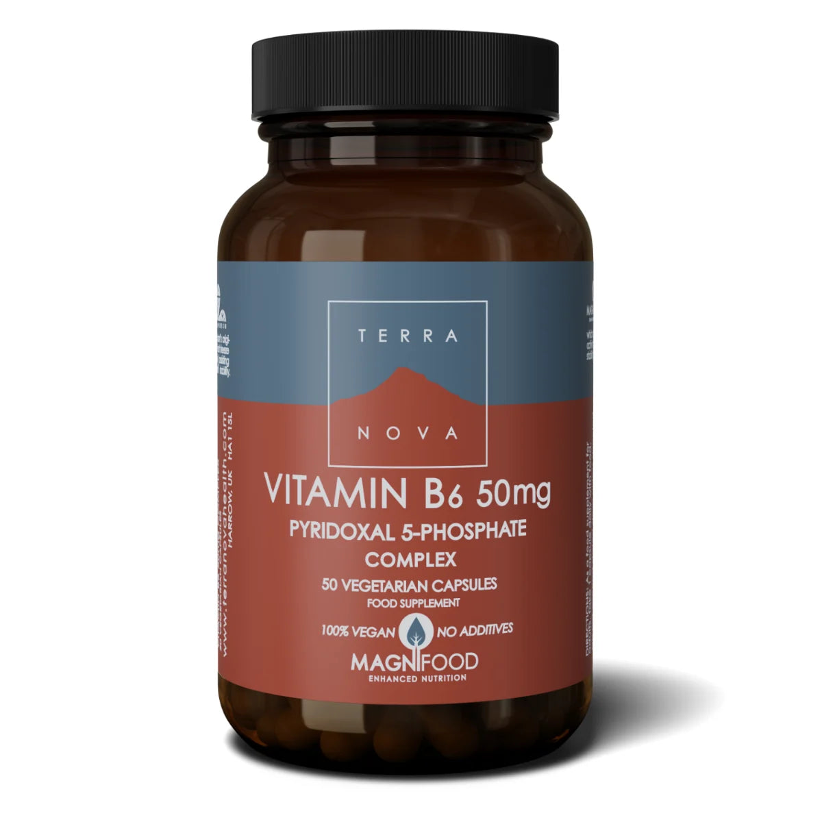 TERRANOVA Vitamin B6 (P5-P) 50 mg Complex 50 kaps
