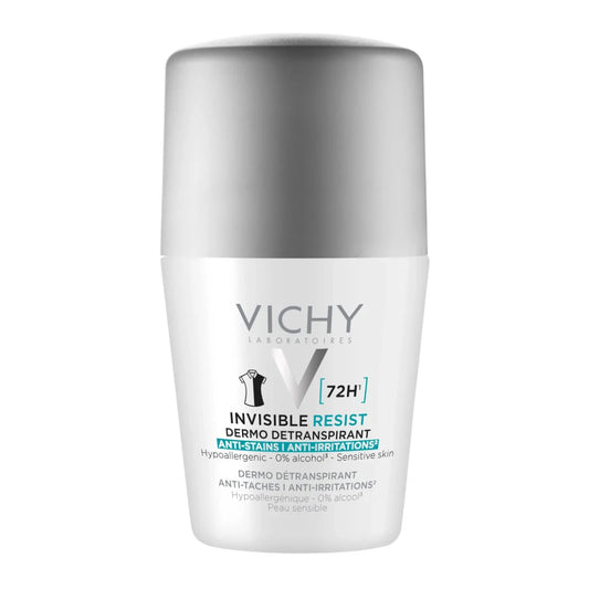 Vichy Invisible Resist 72H Anti-Stain antiperspirantti 50 ml herkälle iholle