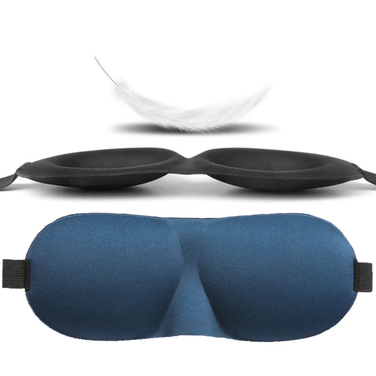 WAYA Comfort 3D-unimaski sininen on muotoiltu kasvoille