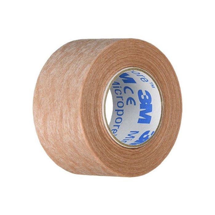MICROPORE Kuitukangashaavateippi 25mm x 10m, ruskea 1 kpl