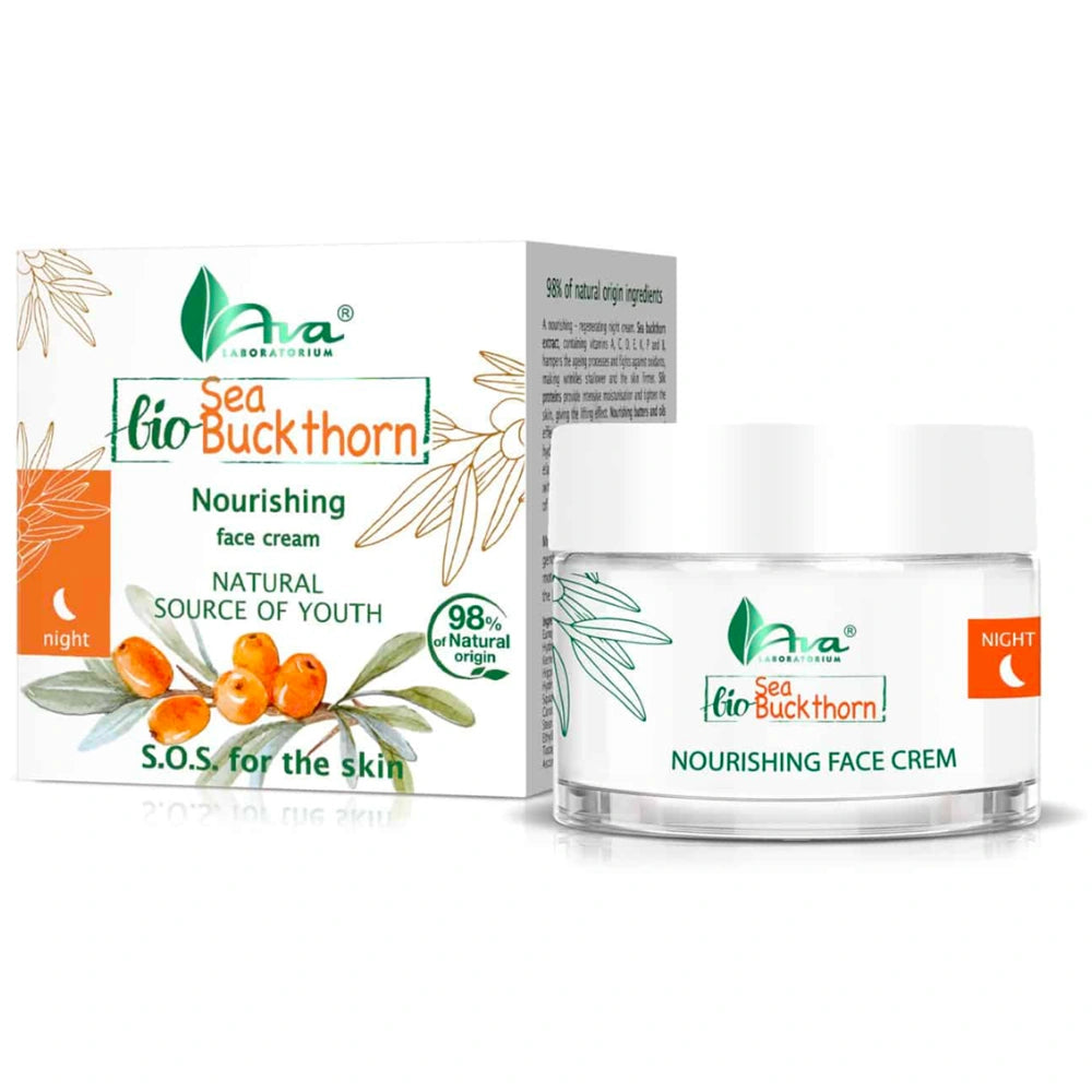 AVA Bio Sea Buckthorn Nourishing Face Cream tyrni yövoide 50 ml