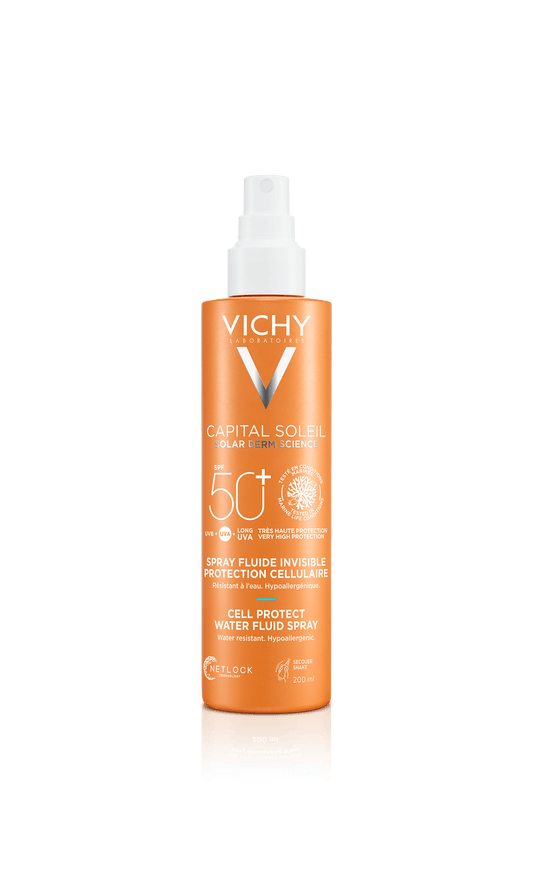 VICHY Capital Soleil Cell Protect UV Spray SPF 50+ aurinkosuojasuihke 200 ml