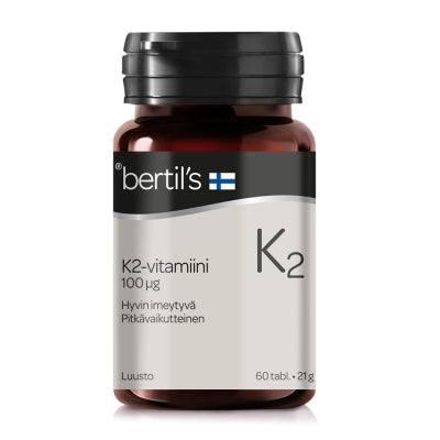 BERTILS Vitamin K2 100 µg tabletti 60 kpl