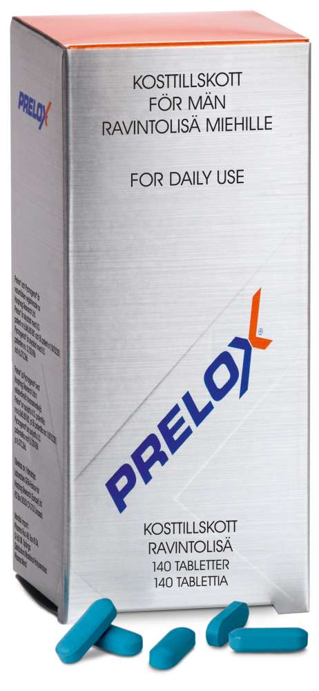 PRELOX RAVINTOLISÄ MIEHILLE 140 TABLETTIA