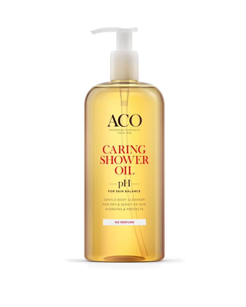 ACO BODY CARING SHOWER OIL SUIHKUÖLJY HAJUSTEETON 400 ML