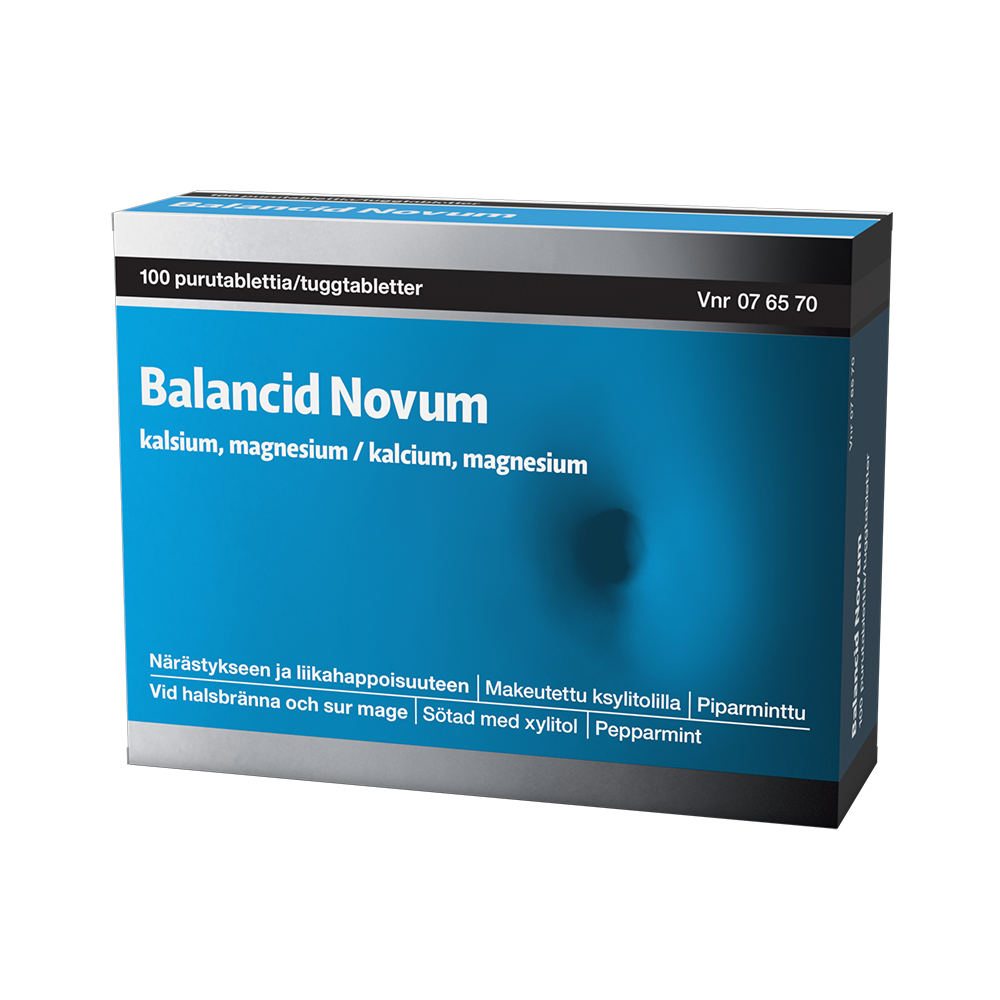 BALANCID NOVUM 104 mg/449 mg purutabletti 100 kpl