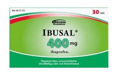 IBUSAL 400 mg tabletti, kalvopäällysteinen 30 tablettia