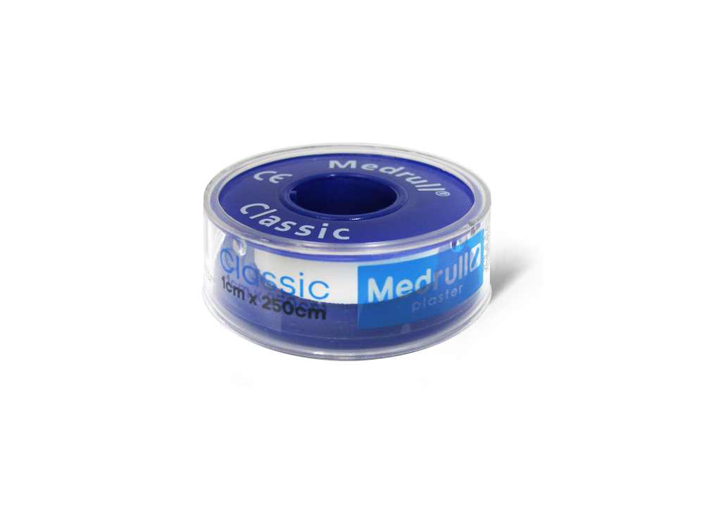 MEDRULL CLASSIC KIINNELAASTARI VALKOINEN 1CM X 250CM 1 KPL